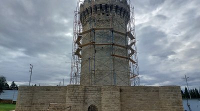 Kiçik Mərdəkan qəsrində bərpa işlərinə başlanıldı – FOTO