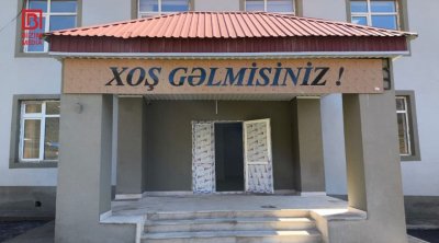 Xınalıq məktəbində təmir işləri YEKUNLAŞIR - FOTO