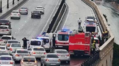 “Babək” prospektində QƏZA – Sıxlıq yarandı – FOTO