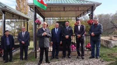 Qusarda şəhid məzarları ziyarət olundu - FOTO