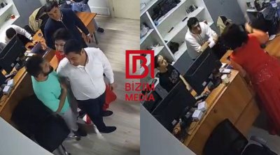 Aşıq Telli ARB-nin əməkdaşına hücum etdi - VİDEO