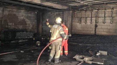 Tehranda yeni tikilən bina yandı: Ölən və yaralanan var – VİDEO