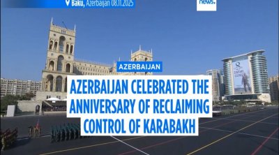 "Euronews" Qələbənin beşinci ildönümünə həsr olunmuş hərbi paraddan material hazırlayıb - VİDEO