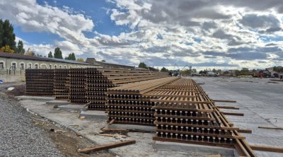 Qarsdan Naxçıvana dəmir yolu tikilir - FOTO