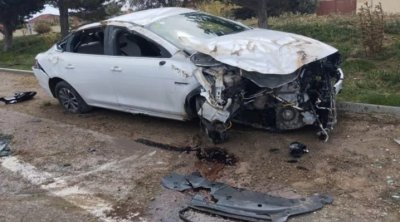 Avtoyuma məntəqəsindən BYD qaçırıb qəza törətdi