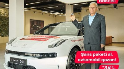 Bakcell-in lotereyasında 7-ci avtomobil sahibini TAPDI