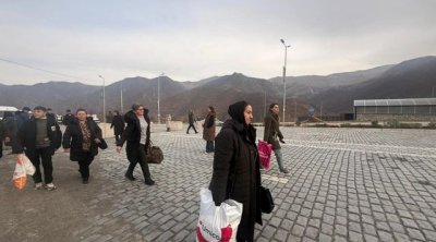 Növbəti köç karvanı Kəlbəcər şəhərinə çatdı - FOTO