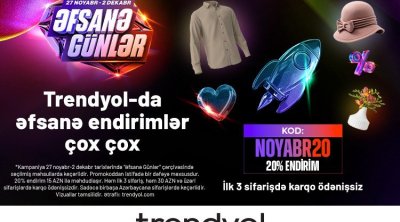 Trendyol ilin “Əfsanə günlər”ini elan edir