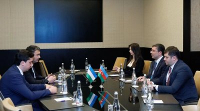 Əhməd İsmayılov Azərbaycanda səfərdə olan Özbəkistan nümayəndə heyəti ilə görüşüb - FOTO