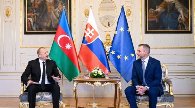 İlham Əliyevin Slovakiya Prezidenti ilə təkbətək görüşü olub - FOTO/VİDEO