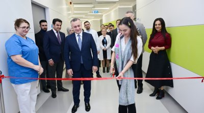 Leyla Əliyeva Liv Bona Dea Hospitalında Sümük iliyi nəqli mərkəzinin açılışında iştirak etdi - FOTO