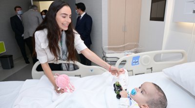 Leyla Əliyeva "Liv Bona Dea" Hospitalındakı açılışdan paylaşım etdi - VİDEO