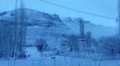 Ordubad ağ örpəyə büründü – VİDEO