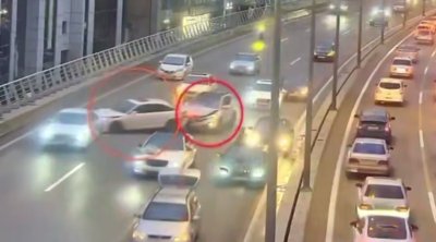 Bakıda toy karvanında baş verən zəncirvari qəzanın ANBAAN VİDEOSU