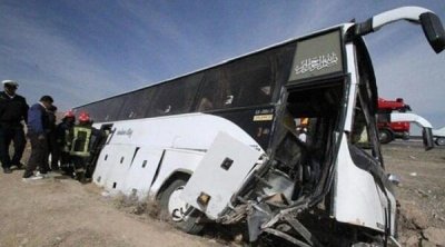 İranda avtobus aşdı - 13 ölü, 11 yaralı var