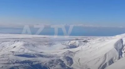 Göyçə gölündə möhtəşəm qış mənzərəsi... &ndash; VİDEO