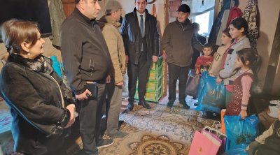 Qusarda aztəminatlı ailənin evinin təmirinə göstəriş verildi - FOTO