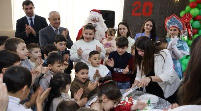 Qusarda şəhid ailələri və qazilərin övladlarına Yeni il SÜRPRİZİ &ndash; FOTO