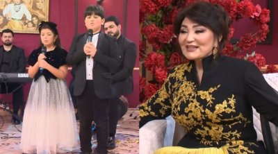 Nəvələrindən Nazpəriyə sürpriz - VİDEO