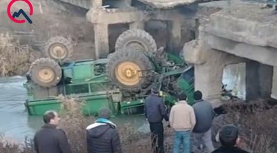 Faciəli şəkildə ölən kombaynçının FOTOSU