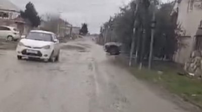 Saray qəsəbəsində YOL PROBLEMİ &ndash; VİDEO