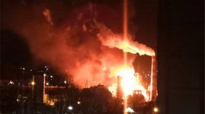 Ukraynadan Krasnodara PUA HÜCUMU – Neft emalı zavodu alovlara QƏRQ OLDU – VİDEO