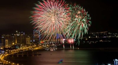 Bulvarda bayram ATƏŞFƏŞANLIĞI &ndash; VİDEO