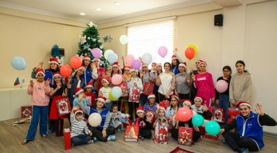 Leyla Əliyevanın təşəbbüsü ilə uşaq sığınacaqlarında Yeni il şənliyi təşkil olundu – FOTO