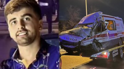 Bakıda kuryerin öldüyü dəhşətli qəzanın təfərrüatı - Video