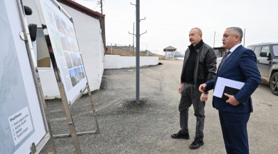 İlham Əliyev Ağdərə rayonunun Çıldıran kəndində - FOTO