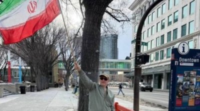 Kanadada İran bayrağını qaldıran şəxs saxlanıldı &ndash; VİDEO