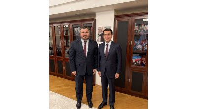 Hikmət Hacıyev Ukrayna səfiri ilə GÖRÜŞDÜ