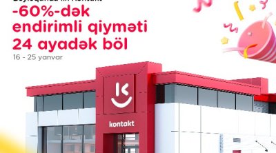 Beyləqanda “Kontakt” dövrü başladı: AÇILIŞA ÖZƏL 60%-DƏK ENDİRİMLƏR