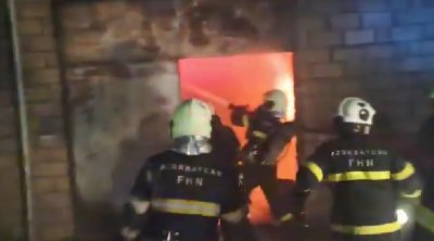 Xırdalanda anbarda yanğın &ndash; VİDEO