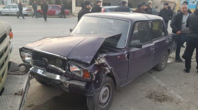 Göyçayda zəncirvari qəza olub, bir nəfər xəsarət alıb - FOTO/VİDEO