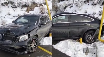 Şahbuzda minik avtomobili qaz xəttinə çırpıldı - 160 abonent qazsız qaldı