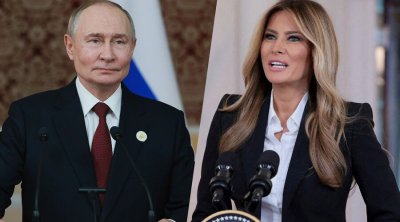 Putin Melaniya Trampa məktub YAZDI