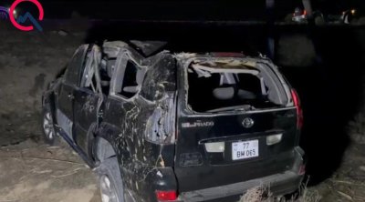 Kürdəmirdə &ldquo;Prado&rdquo; aşdı - 4 nəfər xəsarət aldı - FOTO