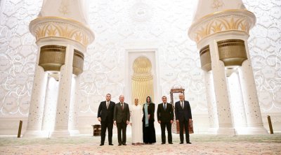 Leyla Əliyeva Şeyx Zayed məscidində - FOTO