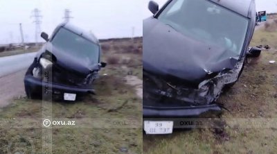 Bakıda nasaz avtomobil maşrut avtobusu ilə toqquşdu &ndash; VİDEO