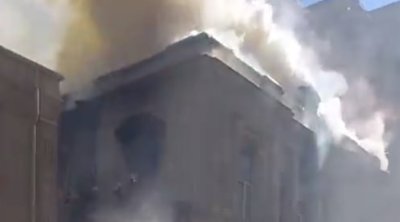 Yanğın baş verən ərazidən YENİ VİDEO