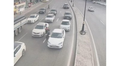 Bakıda &ldquo;avtoşluq&rdquo; edən motosiklet sürücüsü həbs edildi &ndash; VİDEO