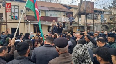 Şəhid Mahir Quliyevlə vida mərasimi keçirilir – FOTO/VİDEO