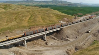 Ağbənd–Kəlalə avtomobil körpüsünün tikintisi BAŞA ÇATIB - FOTO