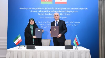 Bakıda Azərbaycan-İran Dövlət Komissiyasının 17-ci iclası keçirildi - FOTO