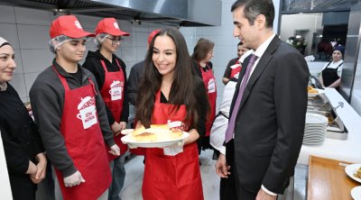 Leyla Əliyeva Qubada iftar məclisində - FOTO