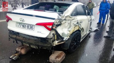 İsmayıllıda ZƏNCİRVARİ qəza – Ölən və yaralananlar var - FOTO