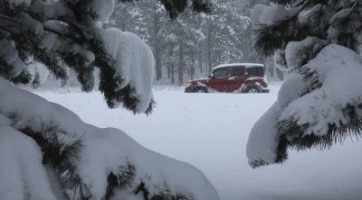 Qaxda qarın hündürlüyü 40 sm-ə ÇATDI &ndash; VİDEO
