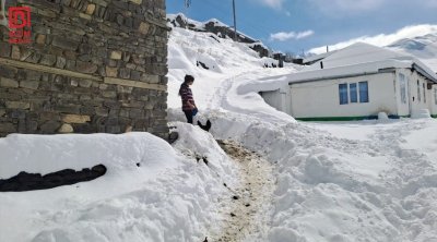 Xınalıq yolu BAĞLANDI – VİDEO