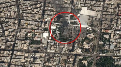 Xameneinin vurulmuş iqamətgahının PEYK görüntüsü